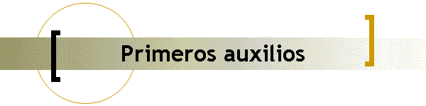 Primeros auxilios